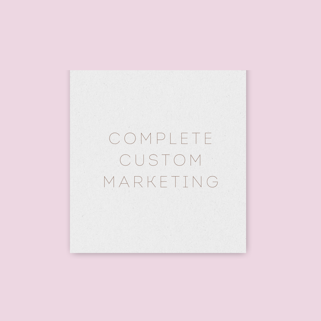 Custom Marketing Package