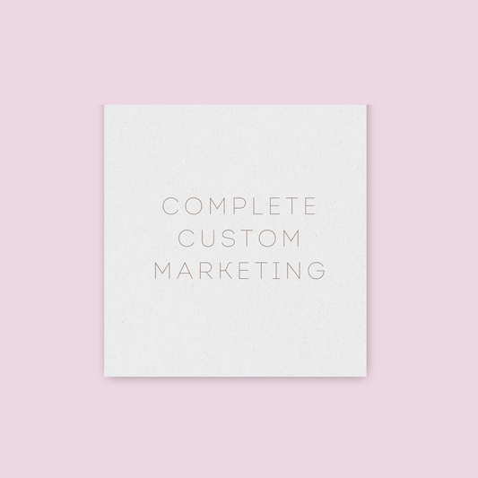 Custom Marketing Package